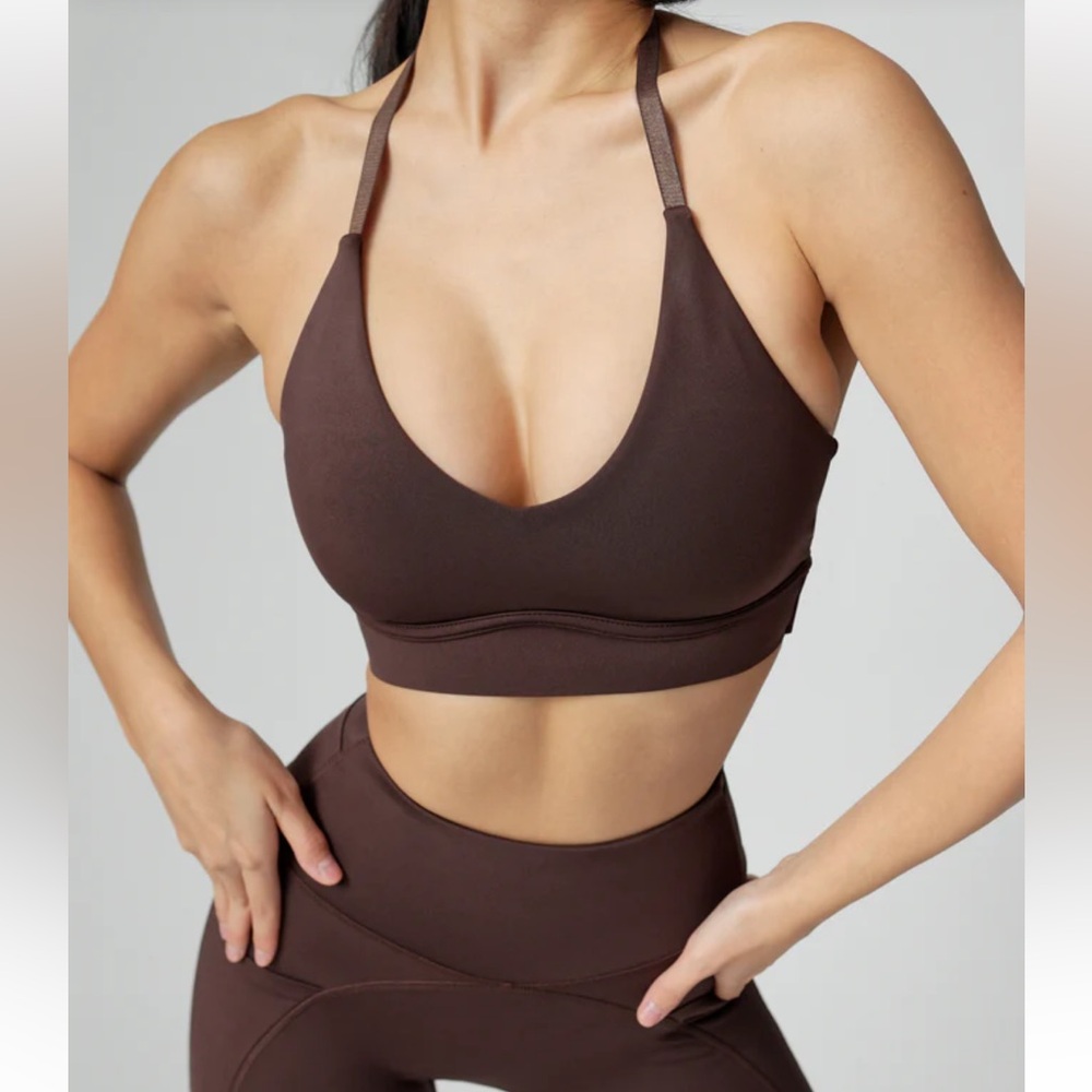 BuffBunny Brown Sports Bra